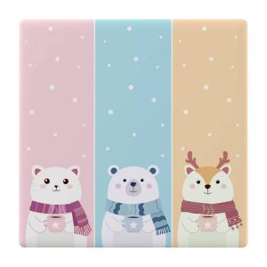 Copertura/cappuccio decorativo per interruttore touch 3C T5 SONOFF Cartoon.
