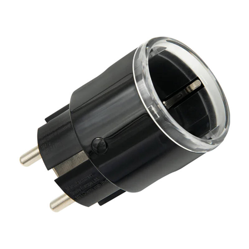 Presa intelligente Shelly Plug S MTR Gen3 (nera)