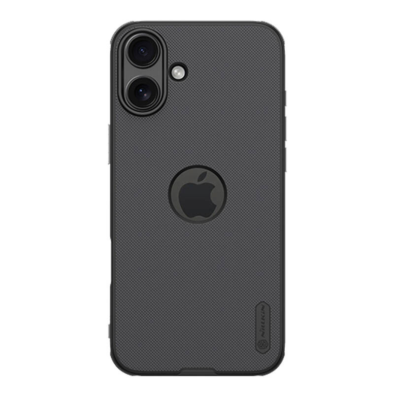 Custodia Nillkin Super Frosted Pro per iPhone 16 Plus (nera)