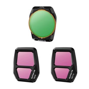 Filtro per obiettivo regolabile Sunnylife A3S-FI925CPL, CPL+ND8+ND16 per AIR 3S (3 pezzi)