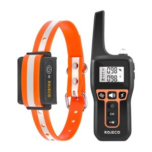Collare antiabbaio elettrico Rojeco PD529 da 1000 m (arancione)