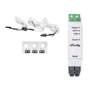 Misuratore di consumo energetico Shelly Pro 3EM-3CT63 WIFI 1/3 vie