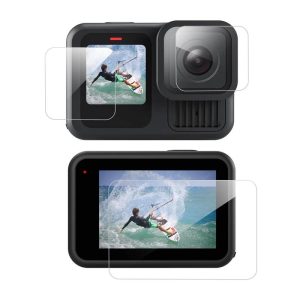 Pellicola protettiva in vetro temperato 3 in 1 Telesin per GoPro Hero 13 nera (S6-FLM-07-TGP)