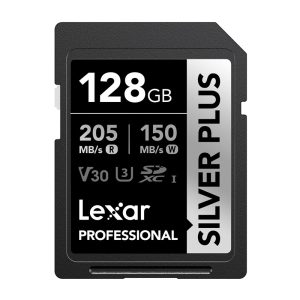 Scheda di memoria Lexar Professional SILVER PLUS SDXC da 128 GB