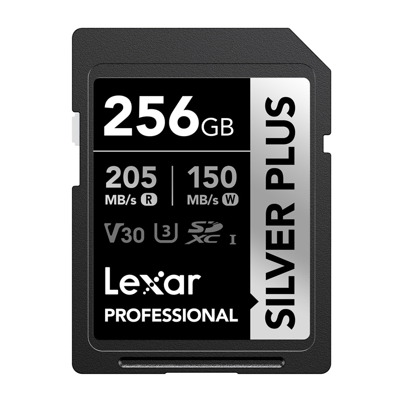 Scheda di memoria Lexar Professional SILVER PLUS SDXC da 256 GB