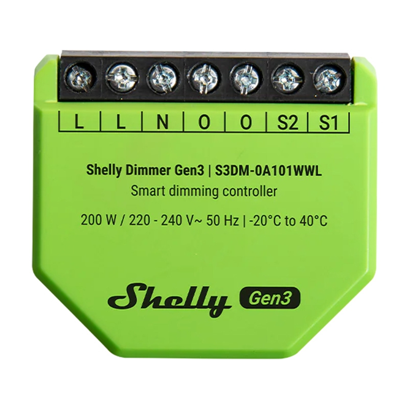 Shelly Dimmer Gen3 - Controller per luci Wi-Fi