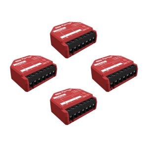 Set di 4 controller Shelly 1PM Gen3 con Wi-Fi/Bluetooth