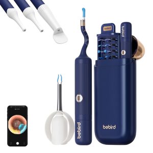 Otoscopio Bebird EarSight Plus con telecamera per la pulizia dell'orecchio (blu)