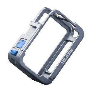 Custodia metallica Telesin per DJI Osmo Action 5 (blu)