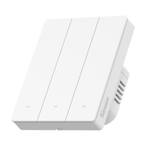 Interruttore a parete touch intelligente Zigbee Sonoff ZBM5-3C-80W (3 canali).