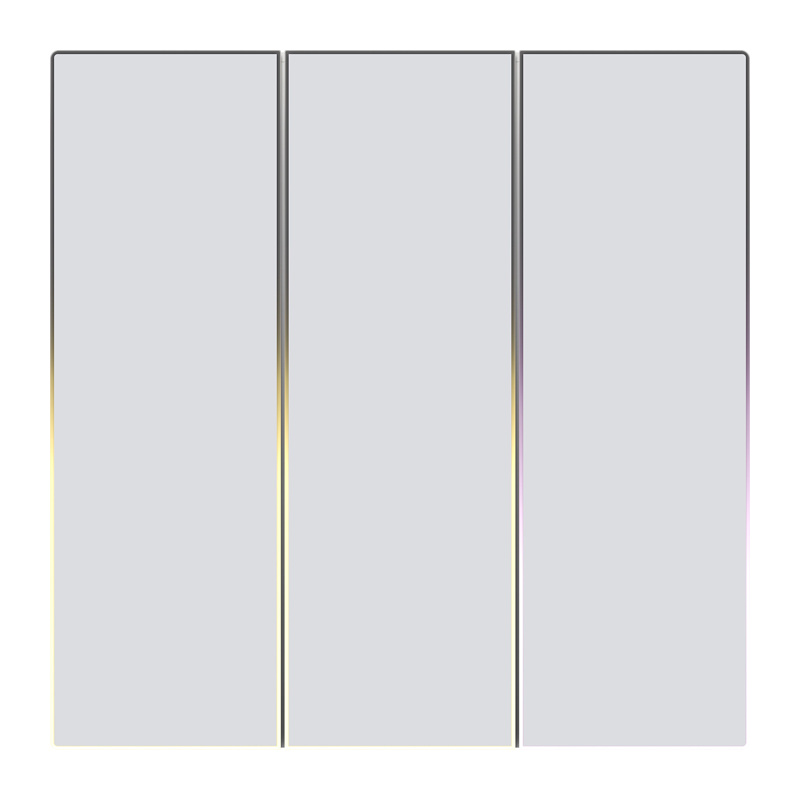 Interruttore della luce touch ZigBee Avatto TS60-EU-W3 Triple TUYA (bianco).