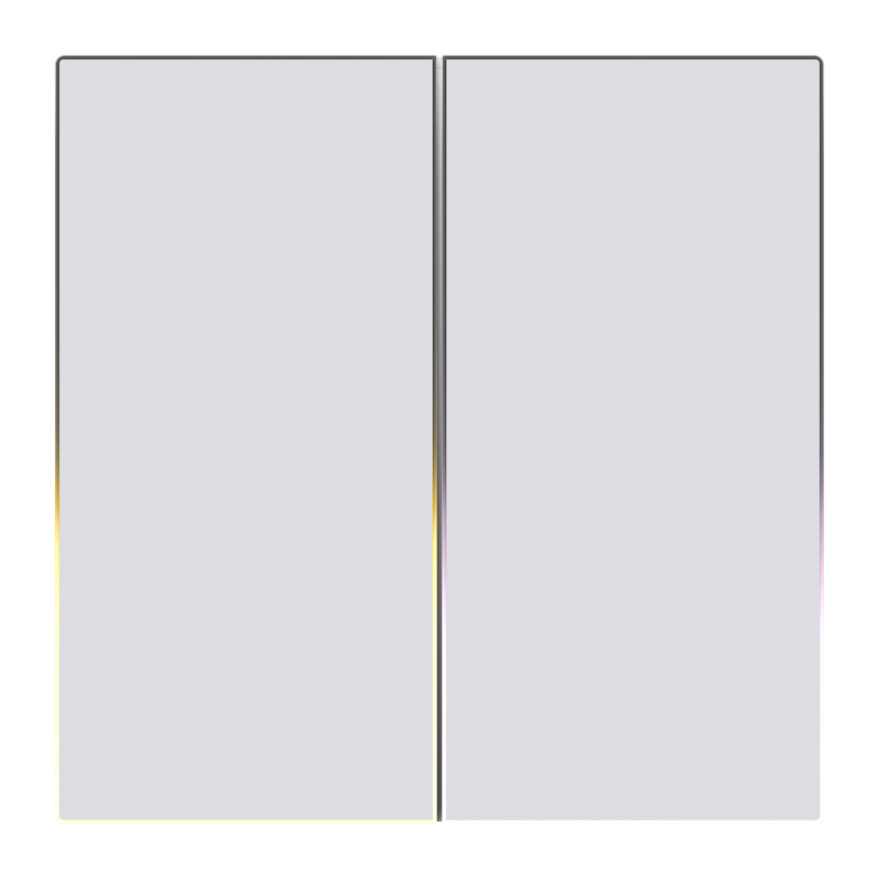 Interruttore della luce touch ZigBee Avatto TS60-EU-W2 Dual TUYA (bianco).