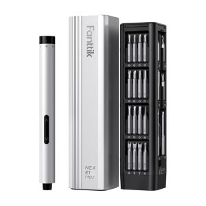 Set di avvitatori elettrici Fanttik E1 Max 3.7V (argento).