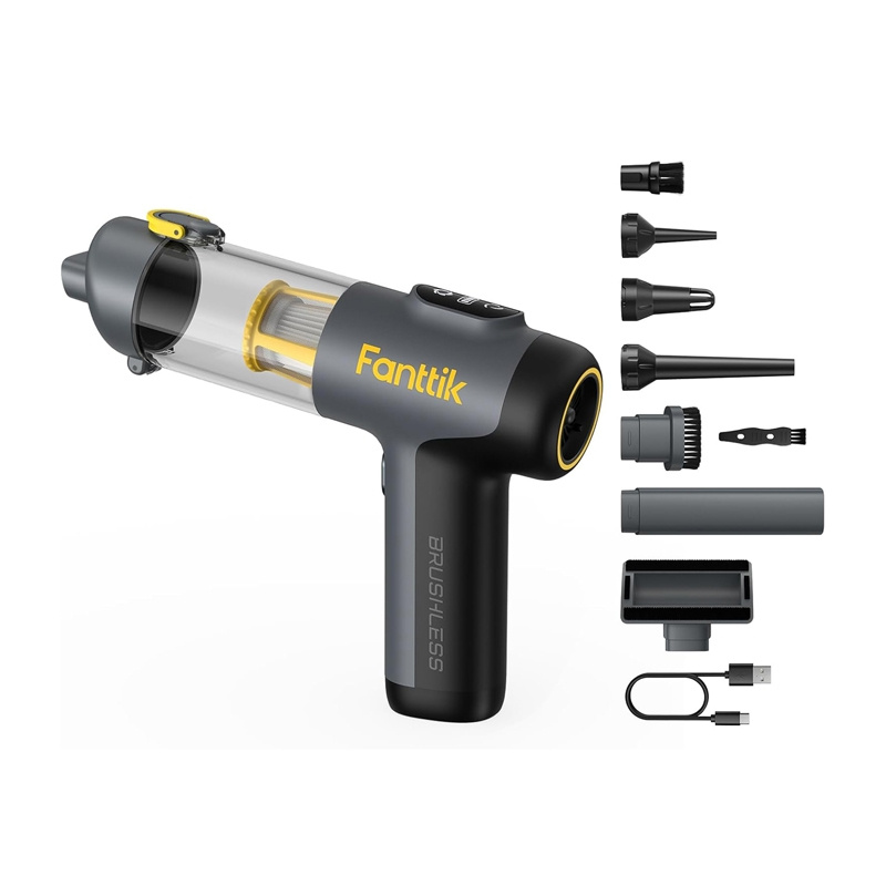 Fanttik Slim V9 Mix, aspirapolvere portatile senza fili per auto
