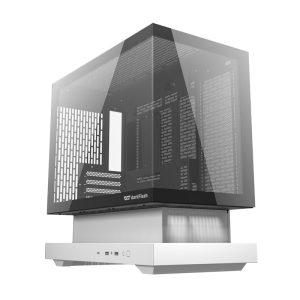 Case per computer Darkflash F1 (bianco) + 6 ventole ARGB