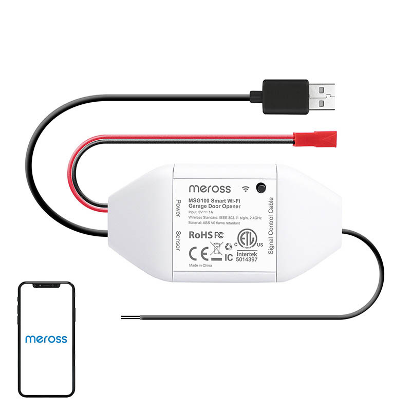 Interruttore intelligente per porta da garage Meross MSG100HK (compatibile con HomeKit)