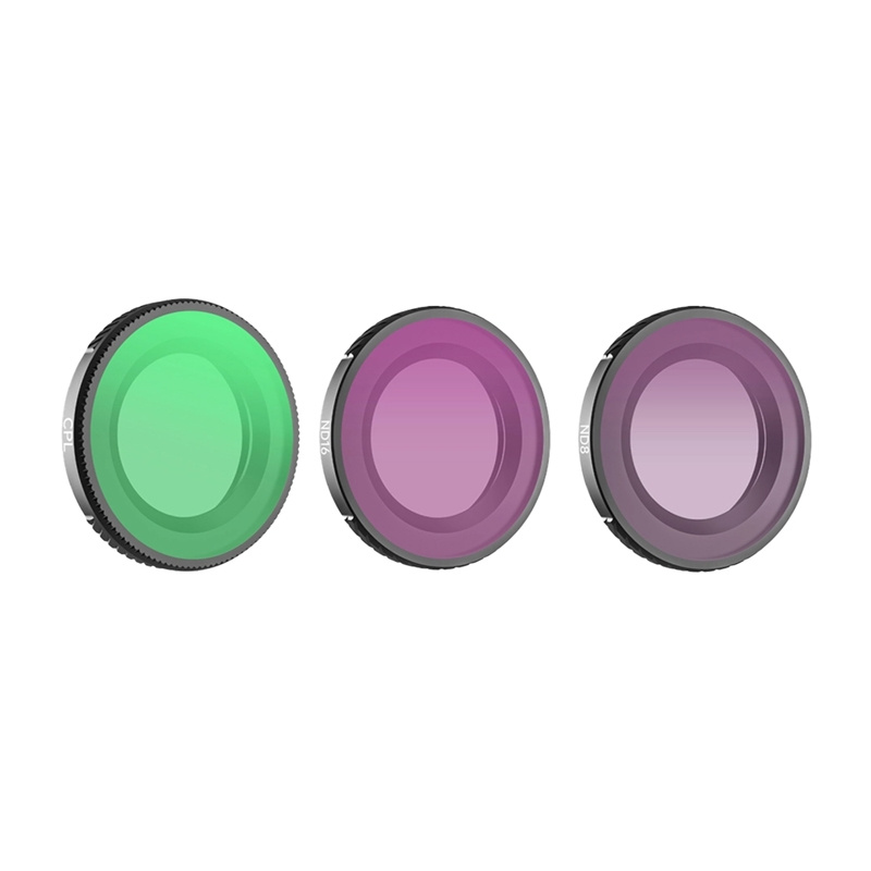 Set di 3 filtri Sunnylife CPL + ND8 + ND16 per Osmo Nano