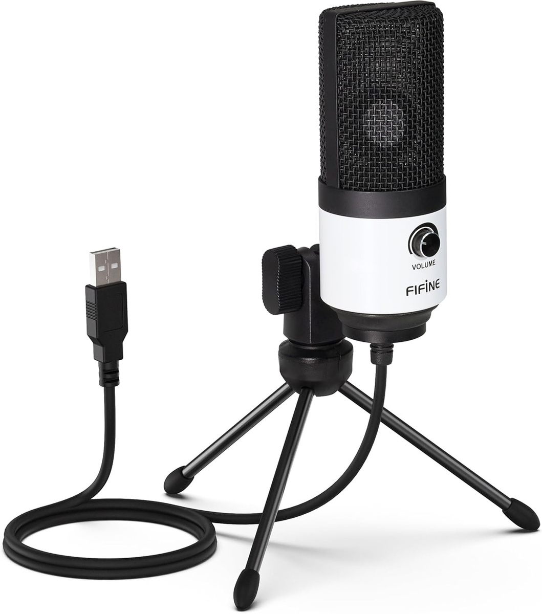 Microfono da studio Fifine K669BW (bianco)