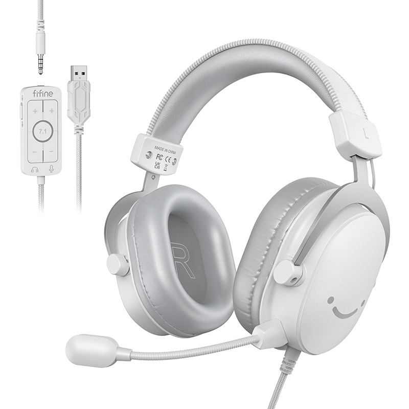 Cuffie da gaming Fifine H9W (bianche)