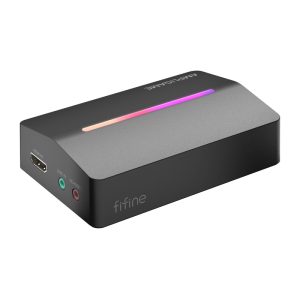 Fifine V3, scheda di acquisizione da HDMI a USB-A (nera)