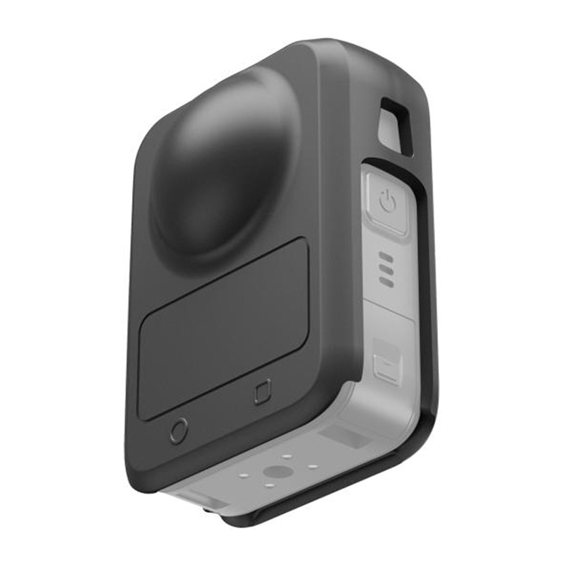 Custodia in silicone con copriobiettivo PULUZ per DJI Osmo 360 (nera)
