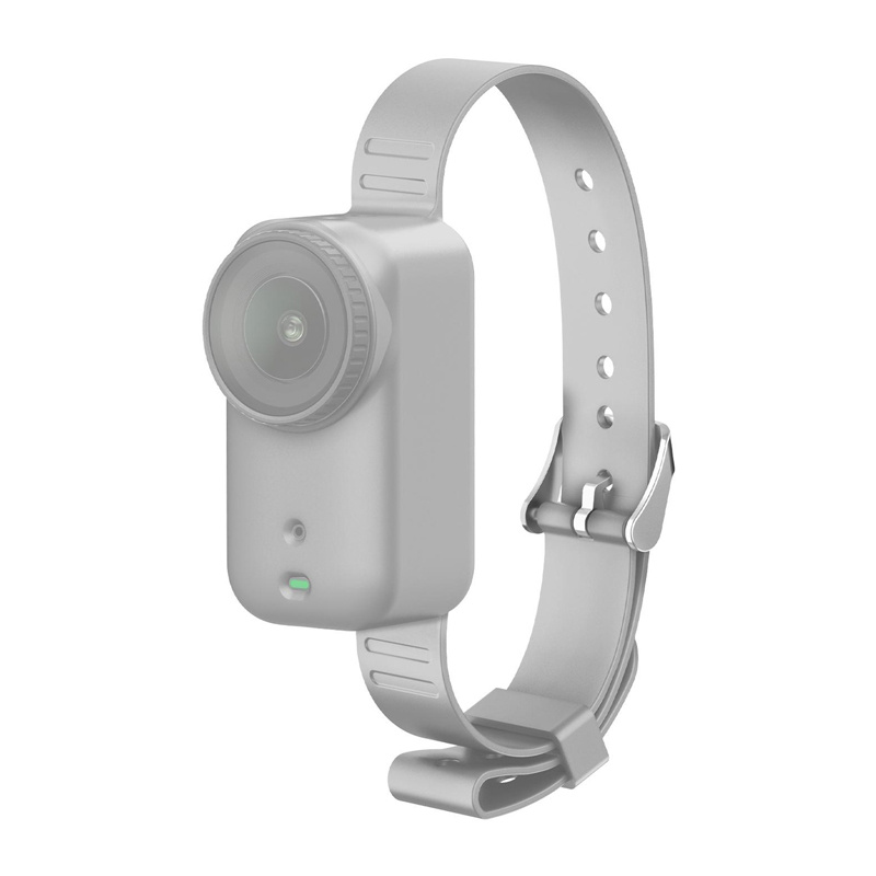 Cinturino in silicone / Collare per animali domestici Puluz per DJI Osmo Nano (grigio)