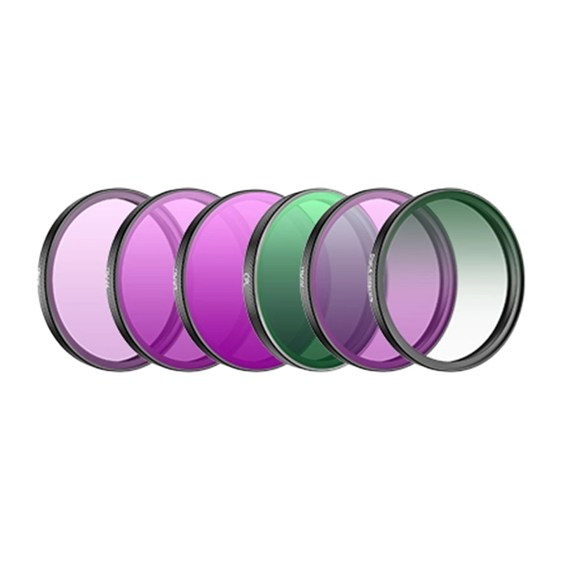 Set di filtri per DJI Action 6 (CPL/ND8/16/32/64/Black Mist 1/4)