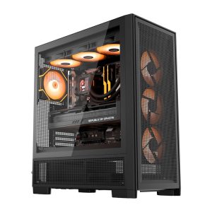 Case per computer DarkFlash AIRNOVA (nero) + 3 ventole