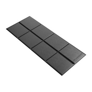 Tappetino per attrezzi fitness Urevo, 160 cm x 65 cm (nero)