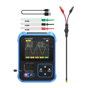 Tester per transistor oscilloscopio digitale portatile FNIRSI SigGen 3 in 1 DSO-TC3