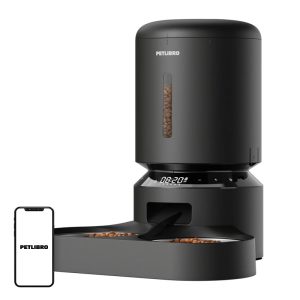 PETLIBRO Granary 5L Pet Food Dispenser with Double Bowl (Black)
