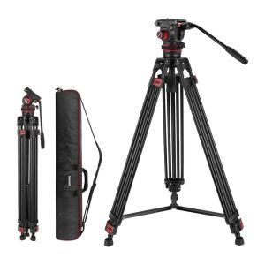 Neewer TP75 Adjustable Tripod with Oil-Damped Head