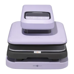 HTVRONT Auto 2 Digit Heat Transfer Press (Purple)