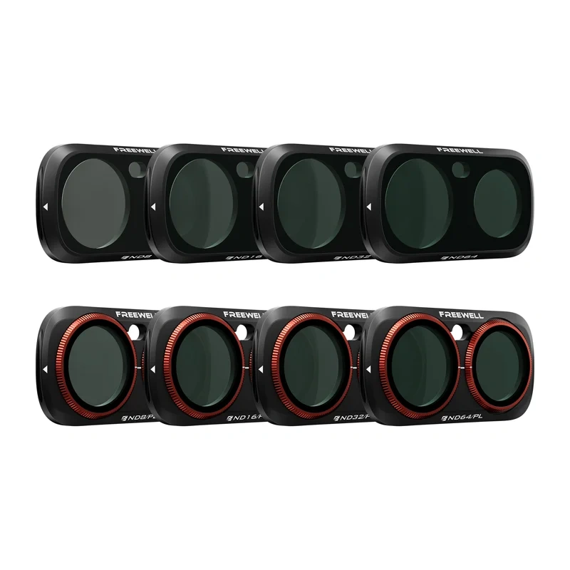 Freewell Filter Set for Insta360 Luna Ultra All Day (8-piece set)